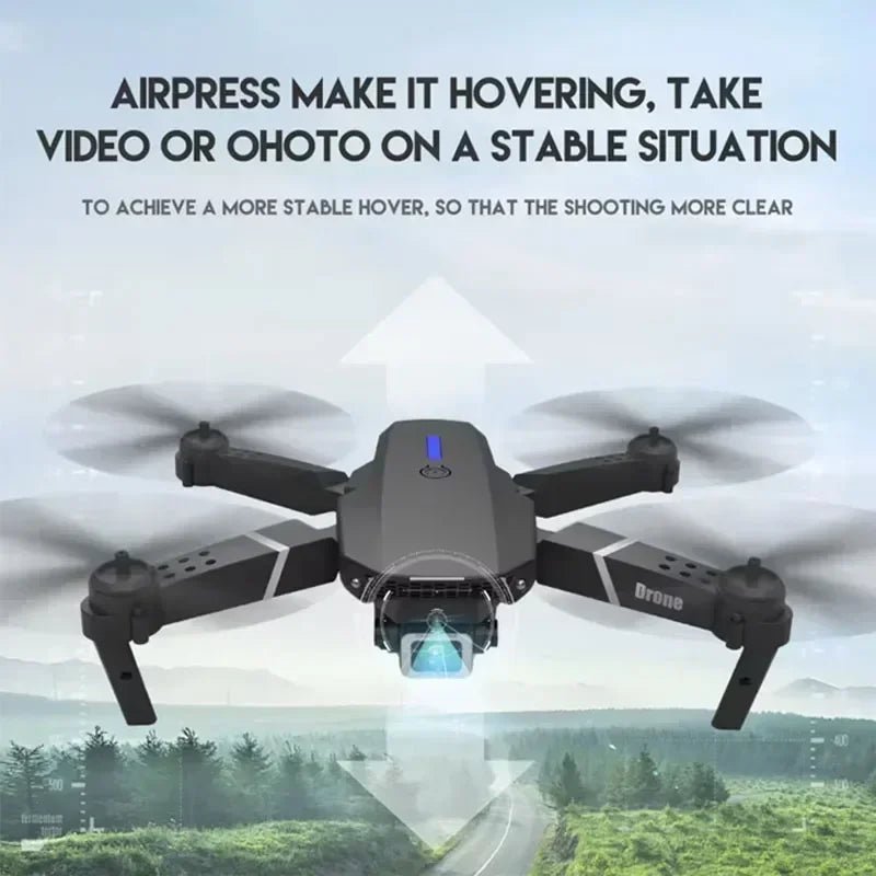 2024 New E88 Pro WIFI FPV Drone Wide Angle HD 4K 1080P Camera Height Hold RC Foldable Quadcopter Dron Helicopter Toys GiftCloudrixCloudrix14:193Black-Single-4K-Bag31650812Black - Single - 4K - Bag2024 New E88 Pro WIFI FPV Drone Wide Angle HD 4K 1080P Camera Height Hold RC Foldable Quadcopter Dron Helicopter Toys Gift