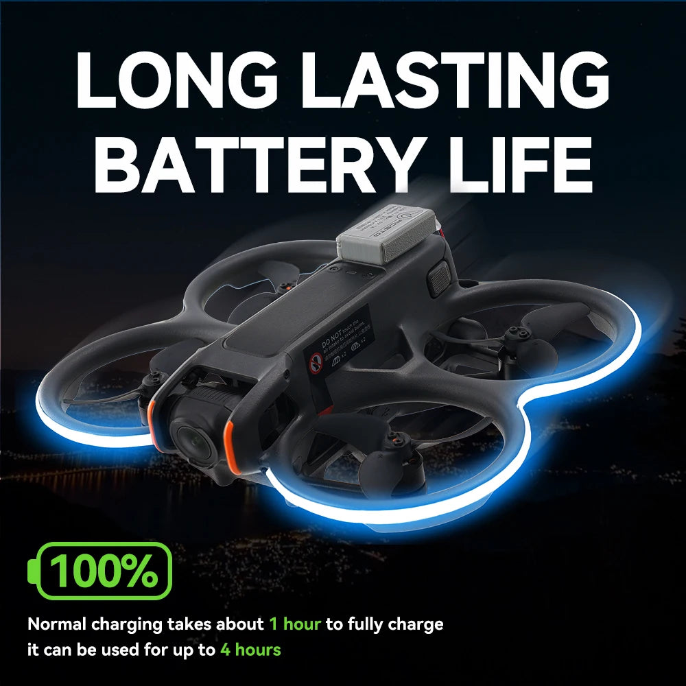 UAV Night Flight Warning Lamp Belt for DJI Avata 2 Strip Light Waterproof LED Brightness Adjustable for Avata2 Drone Accessory