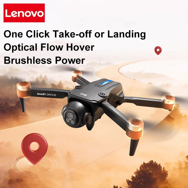 Lenovo D18 Drone 8K Aerial HD Dual Camera Photography Intelligent Obstacle Avoidance Brushless Power 5G WIFI GPS Return VR Drone