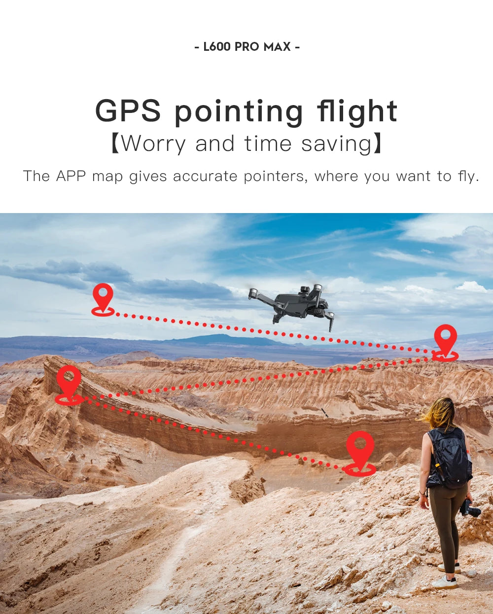 2025 New L600 PRO MAX GPS Drone 5KM 4K Professional HD Dual Camera 3-Axis Gimbal 360 Obstacle Avoidance Brushless Quadcopter Toy