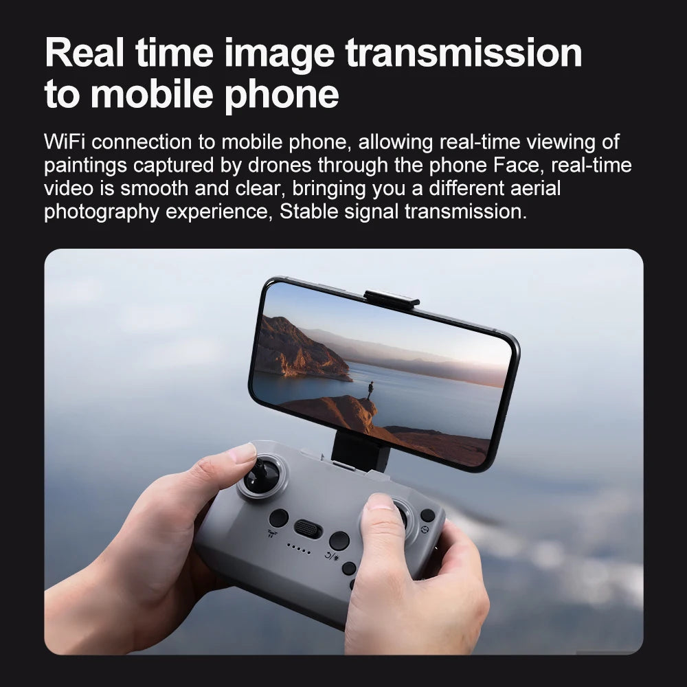 V66 Mini Drone 4K Profession HD Wide Angle Camera WiFi FPV RC Dron Height Keep Helicopter Foldable Quadcopter Kids Toys Gift 4DR