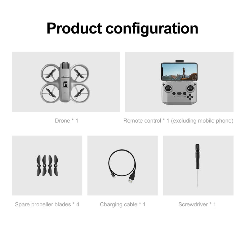 Gt3 Mini Drone 8k Camera 180° ESC Optical Flow Positioning WIFI Aerial Photography Remote Control Aircraft G-safe Drone Toy Gift