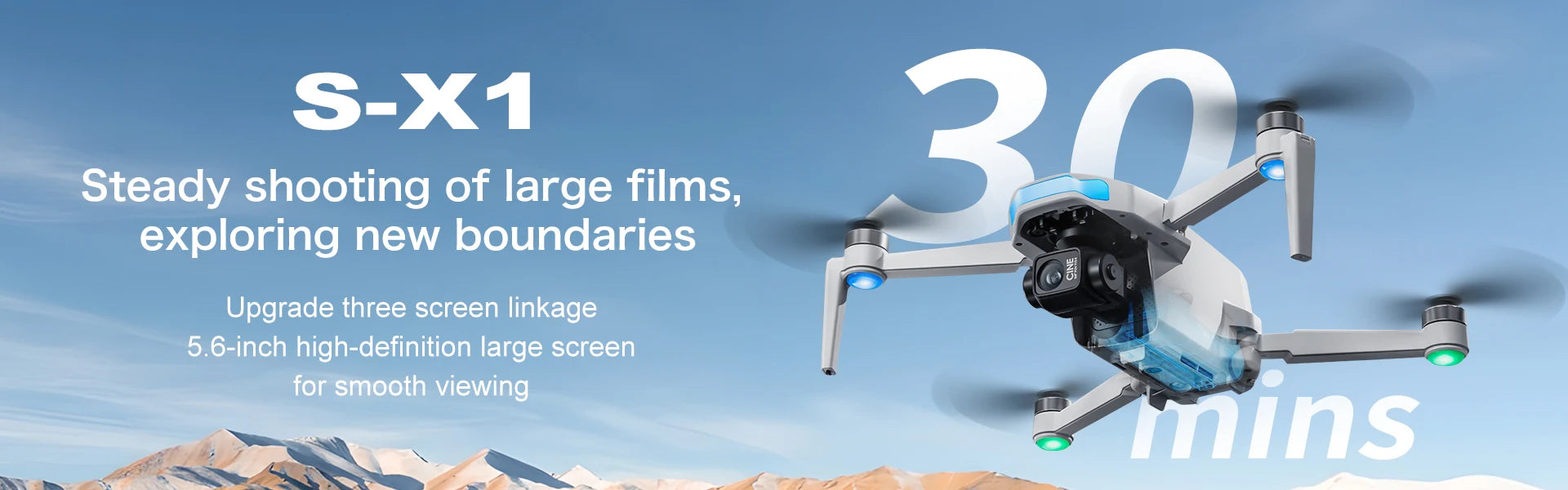 S-X1 New 5G GPS 8K HD EIS Cameras Drone with Screens 3-Axis Anti-shake Gimbal 8K Aerial Brushless Drones RC Quadcopters Mini UAV