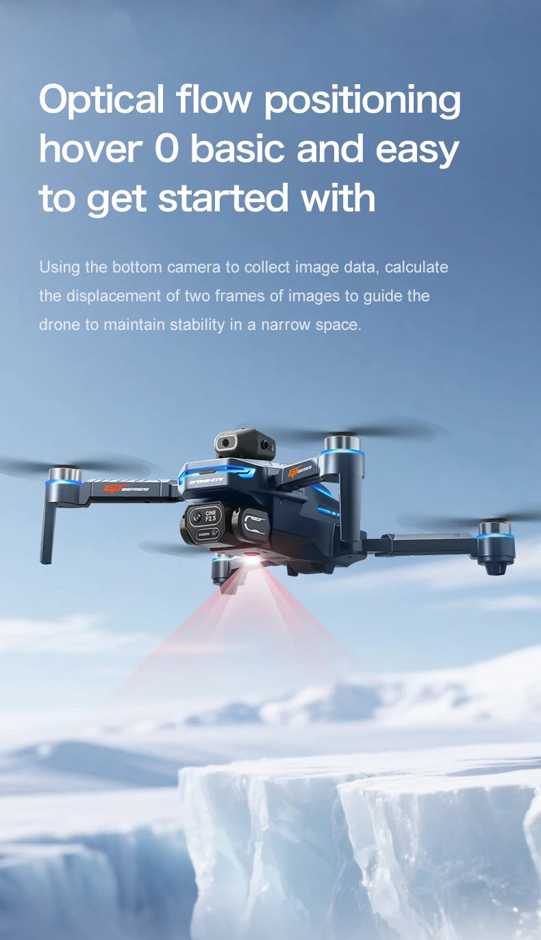 GT8 Mini Drone 8K WiFi GPS Professional HD Aerial Photography Quadcopter with Cameras Intelligent Obstacle Avoidance FPV UAV Toy