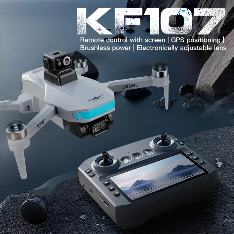 KF107 Professional Drone GPS 4K Aerial HD Avoidance Photography Obstacle Avoidance Foldable Brushless Rc Quadcopter