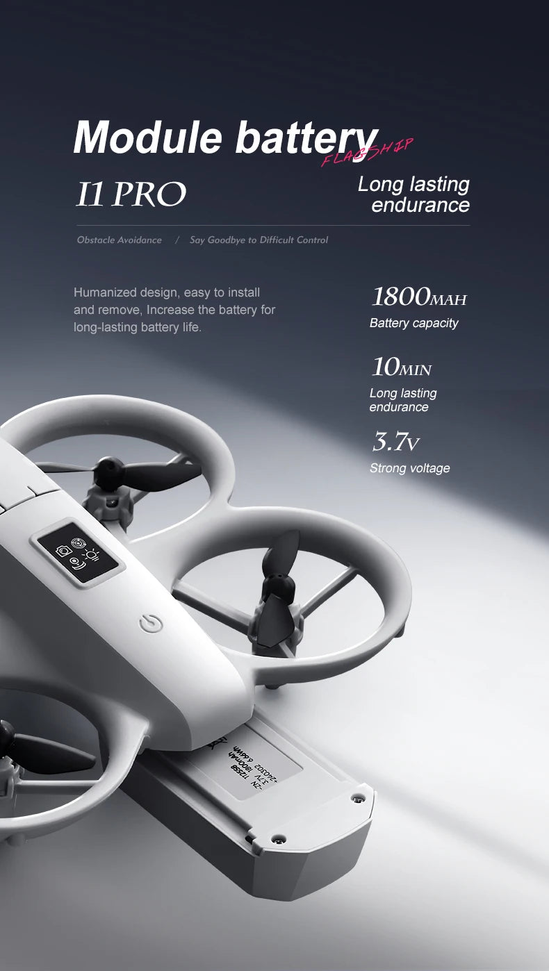 2025 NEW i1PRO Mini Drone Brushless Motor 8K Dual Camera HD Gesture Photography Quadcopters Intelligence Obstacles Avoidance UAV