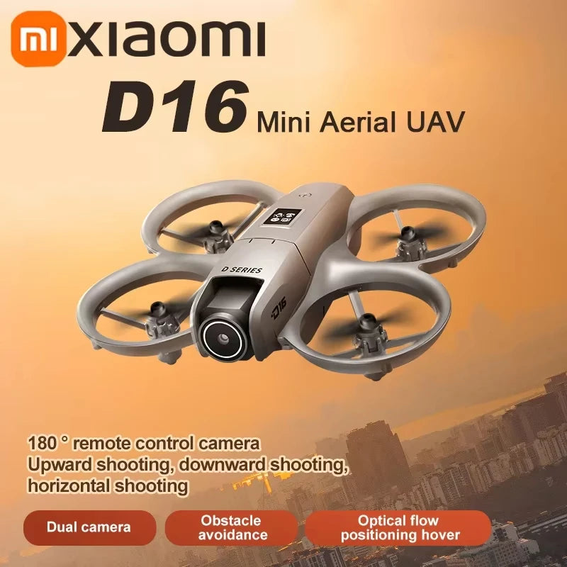 Xiaomi D16 Drone Bushless Motor 8K HD Aerial Profesional Dual-camera Helicopter Optical Flow GPS Positioning Avoidance Drone UAV