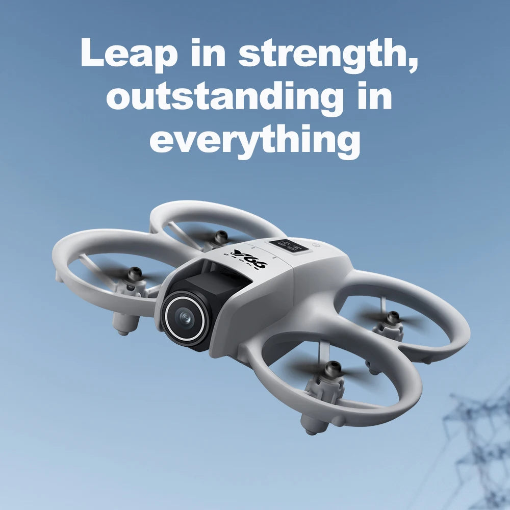 V66 Mini Drone 4K Profession HD Wide Angle Camera WiFi FPV RC Dron Height Keep Helicopter Foldable Quadcopter Kids Toys Gift 4DR