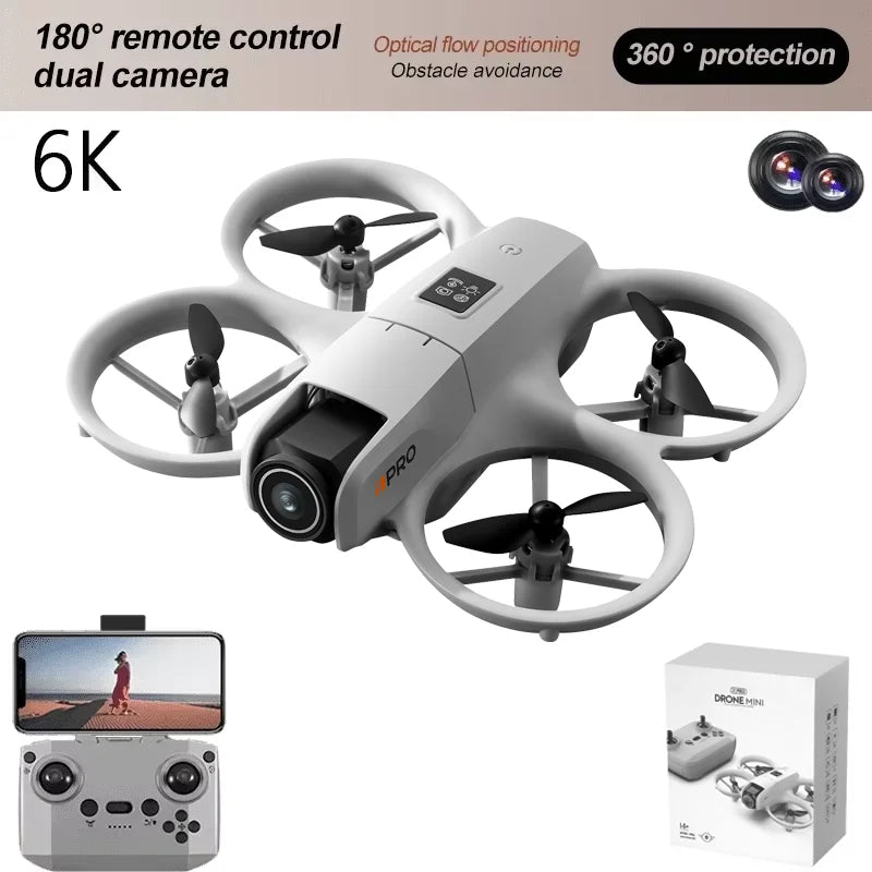 2025 NEW i1PRO Mini Drone Brushless Motor 8K Dual Camera HD Gesture Photography Quadcopters Intelligence Obstacles Avoidance UAV