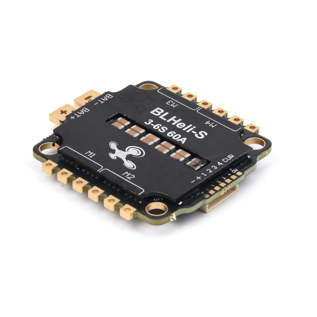 60A BLHELI_S 4IN1 3-6S Brushless ESC 30.5*30.5mm For F405 / F7 / F722 / F4 Flight Control RC FPV Racing Drone