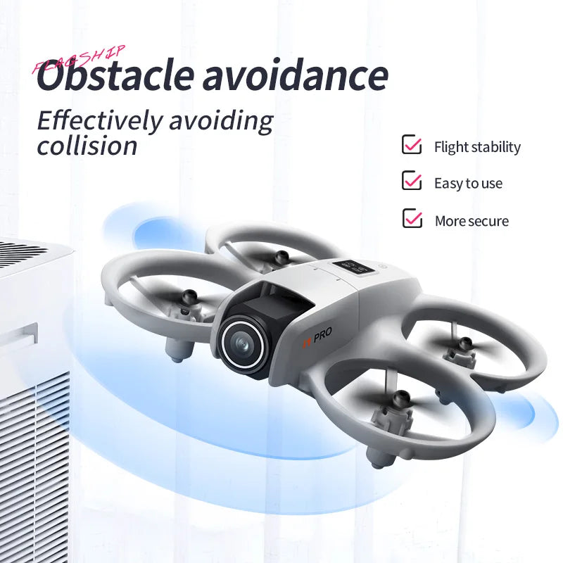 2025 NEW i1PRO Mini Drone Brushless Motor 8K Dual Camera HD Gesture Photography Quadcopters Intelligence Obstacles Avoidance UAV