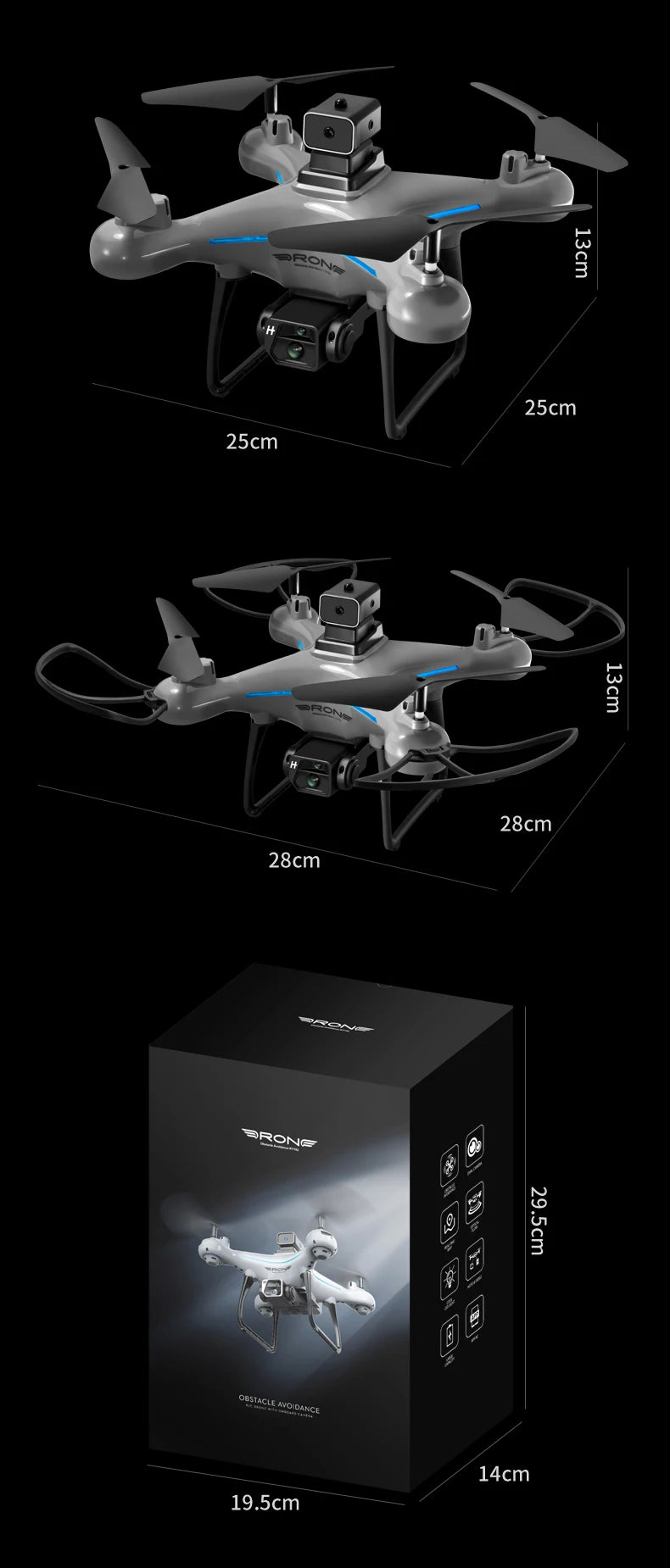 Xiaomi KY102 Drone 8K Aerial HD Professional Beauty filters Dual Camera Brushless Motor Obstacle Avoidance Optical Flow Drone