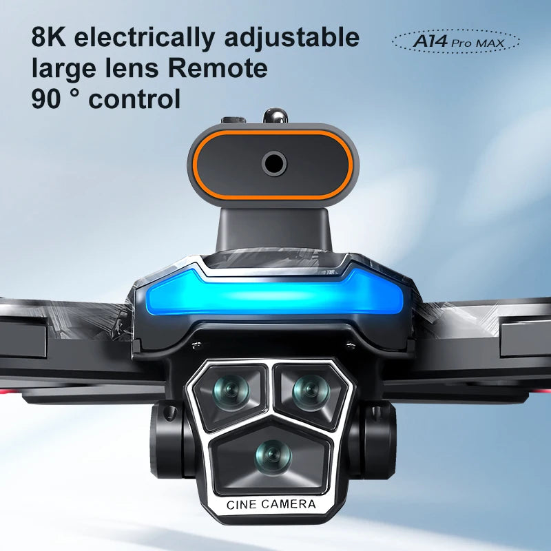 Xiaomi A14 Pro Max Drone Aerial 8K HD Dual-Camera 5G WIFI GPS Brushless Motor Optical Flow Obstacle Avoidance RC Drone 10000M