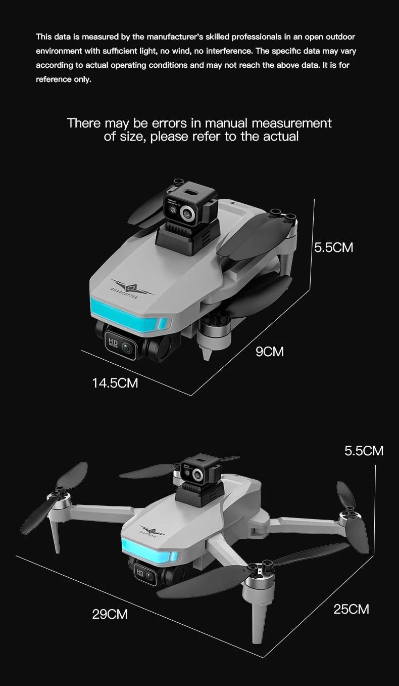 KF107 Professional Drone GPS 4K Aerial HD Avoidance Photography Obstacle Avoidance Foldable Brushless Rc Quadcopter