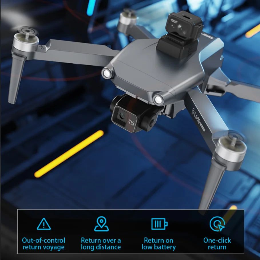 L600-1 Pro MAX 4K Professional Drone With HD Camera 3-Axis Gimbal GPS Dron 360° Obstacle Avoidance 5G WIFI RC Quadcopter Toys