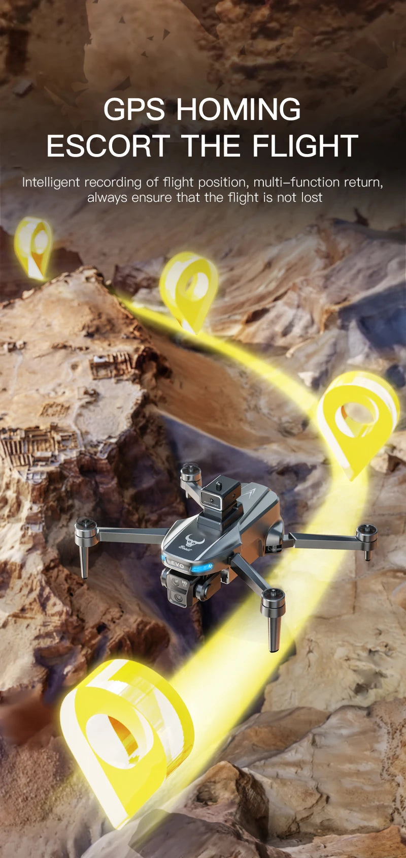 Mini Drone Professional GPS HD Camera Drones 5G WIFI FPV Video 4k UAV 4.5 inch large screen remote control RC Dron SG109 PRO MAX