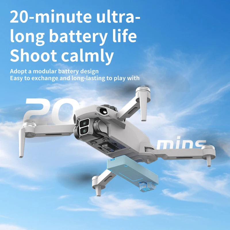 L106-1PRO GPS Professional Drone With 4K HD Camera Screen Remote 5G WIFI 3KM EIS Obstacle Avoidance FPV Brushless Quadcopter