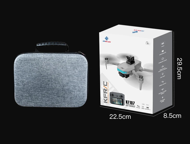 KF107 Professional Drone GPS 4K Aerial HD Avoidance Photography Obstacle Avoidance Foldable Brushless Rc Quadcopter