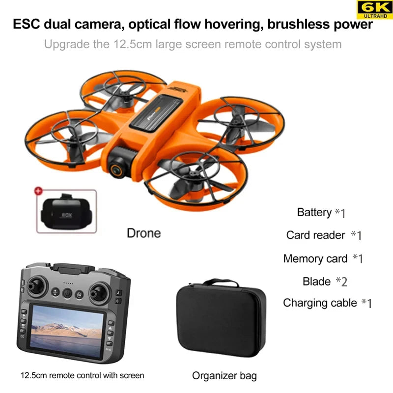 Xiaomi S156 Drone 8K HD 360° Wide Angle Dual Camera with 5G WiFi FPV UAV Screen Remote Control and Obstacle Avoidance Quadcopter