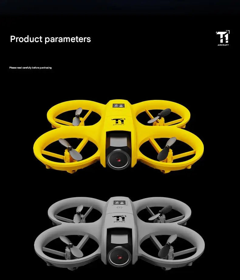 New T1 Professional Drone 8K HD Wide-Angle Camera WiFi FPV Height Hold Foldable RC Drone Quadrotor Helicopter Toy Holiday Gifts