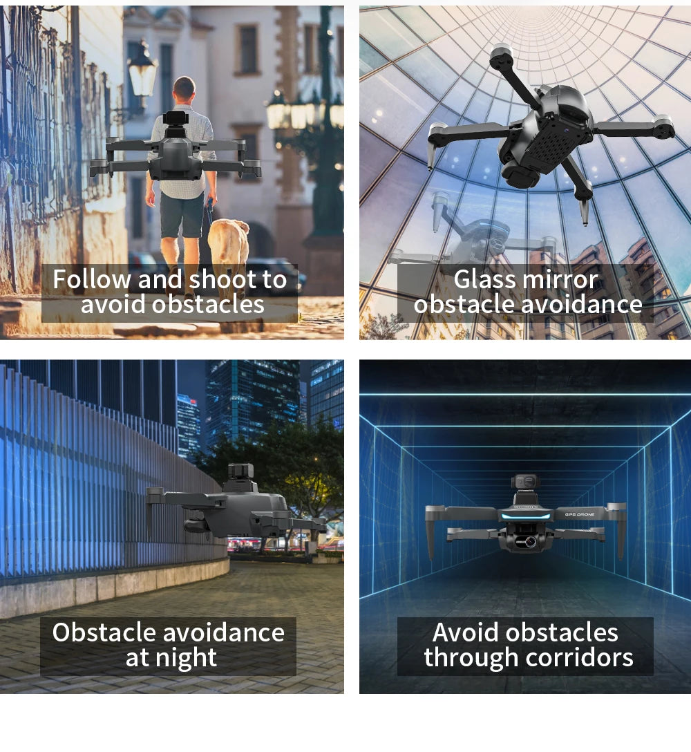 LYZRC L200 Pro MAX Drone Professional 4K HD Camera With Obstacle Avoidance 2-Axis Gimbal GPS 5G WIFI FPV RC Dron Quadcopter 216g