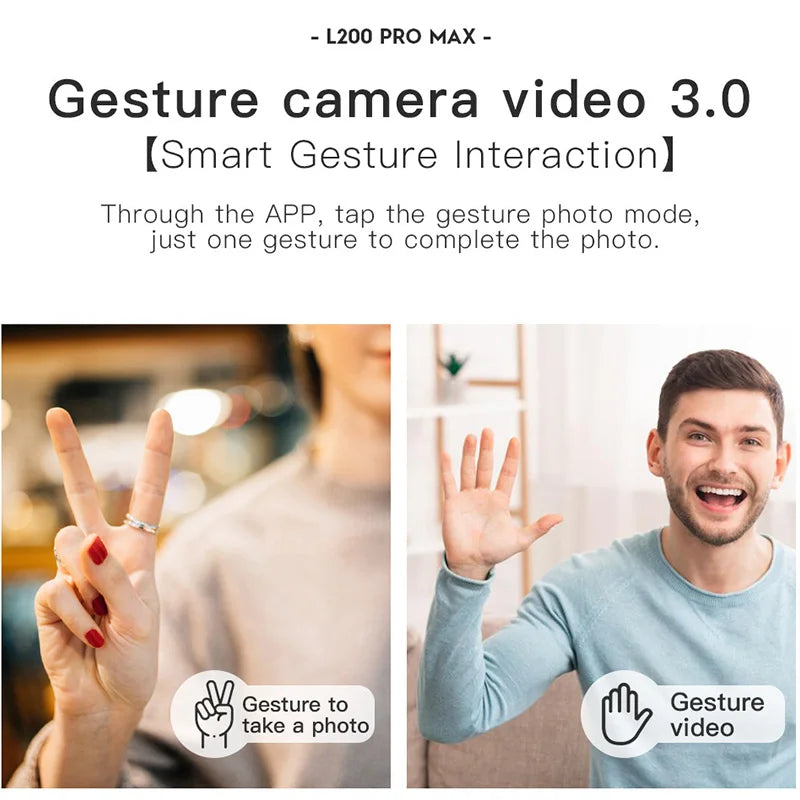 Drone L200 PRO MAX GPS with 2-axis Gimbal Professional Anti-shake 4K HD Camera FPV Drone 360° Obstacle Avoidance Quadcopter Toys