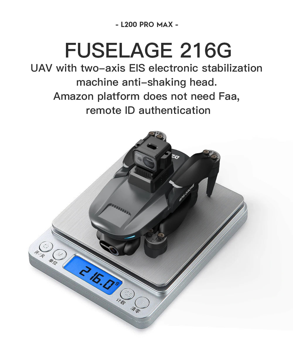 LYZRC L200 Pro MAX Drone Professional 4K HD Camera With Obstacle Avoidance 2-Axis Gimbal GPS 5G WIFI FPV RC Dron Quadcopter 216g