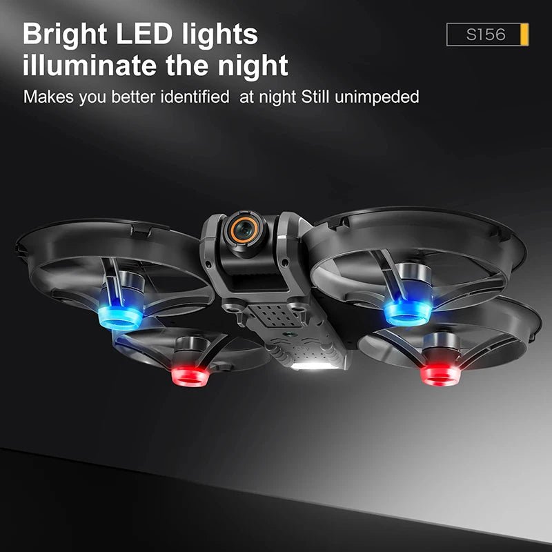 Xiaomi S156 Drone 8K HD 360° Wide Angle Dual Camera with 5G WiFi FPV UAV Screen Remote Control and Obstacle Avoidance Quadcopter