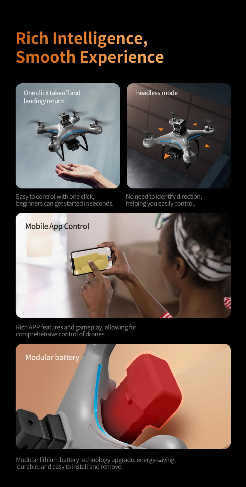 Xiaomi KY102 Drone 8K Aerial HD Professional Beauty filters Dual Camera Brushless Motor Obstacle Avoidance Optical Flow Drone