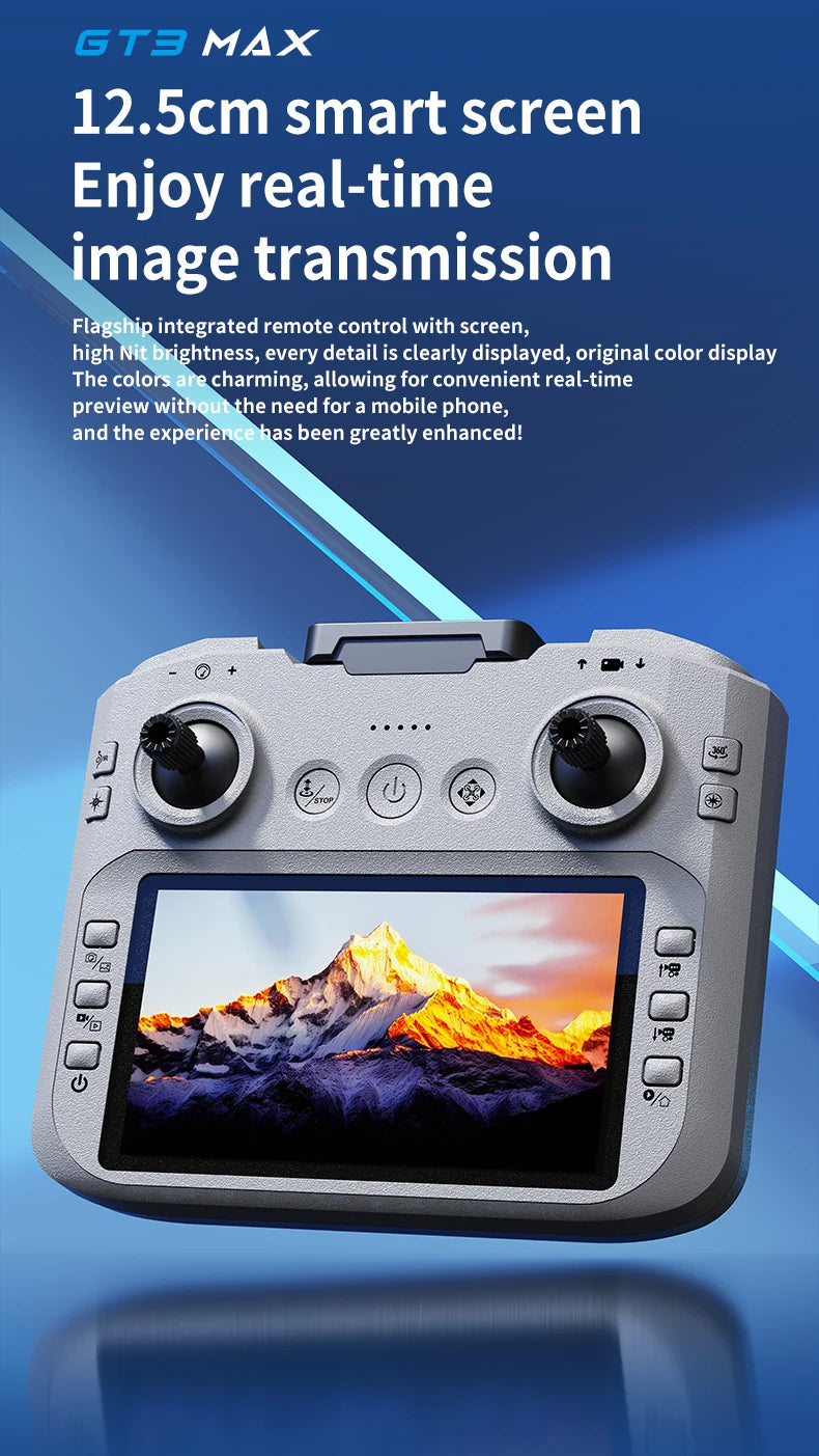 New GT3 RC Drone 8K 5G 2.4G GPS Professional HD Aerial Photography Remote Control Aircraft HD Dual Cameras Quadcopter Toys Gifts