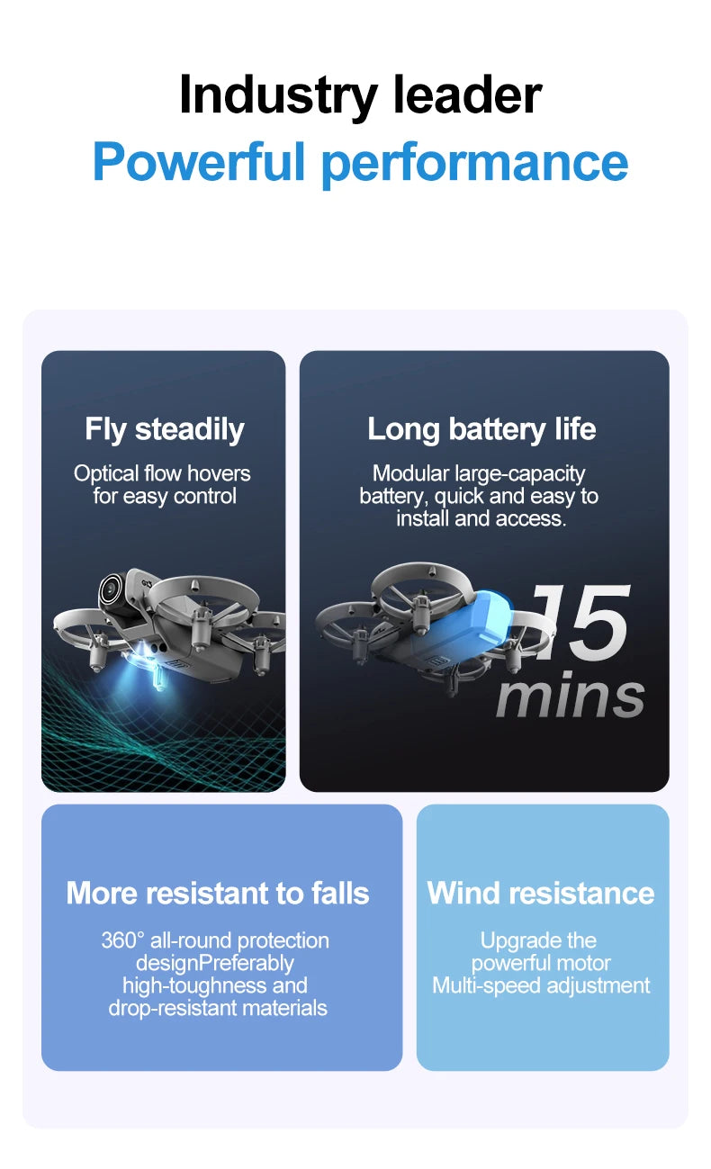 Gt3 Mini Drone 8k Camera 180° ESC Optical Flow Positioning WIFI Aerial Photography Remote Control Aircraft G-safe Drone Toy Gift
