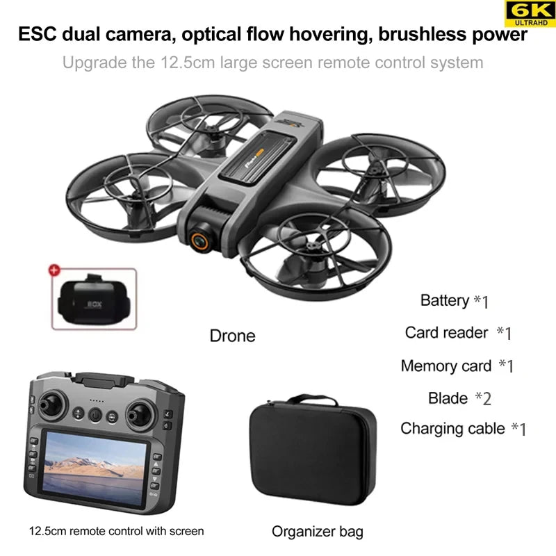 Xiaomi S156 Drone 8K HD 360° Wide Angle Dual Camera with 5G WiFi FPV UAV Screen Remote Control and Obstacle Avoidance Quadcopter