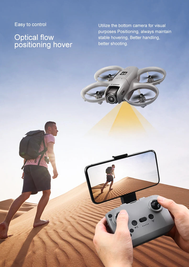Xiaomi D16 Drone Bushless Motor 8K HD Aerial Profesional Dual-camera Helicopter Optical Flow GPS Positioning Avoidance Drone UAV