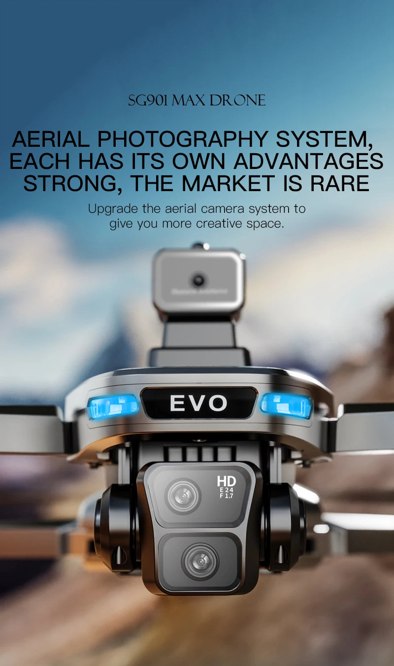 Mini Drone Professional GPS HD Camera Drones 5G WIFI FPV Video 4k UAV 4.5 inch large screen remote control RC Dron SG109 PRO MAX