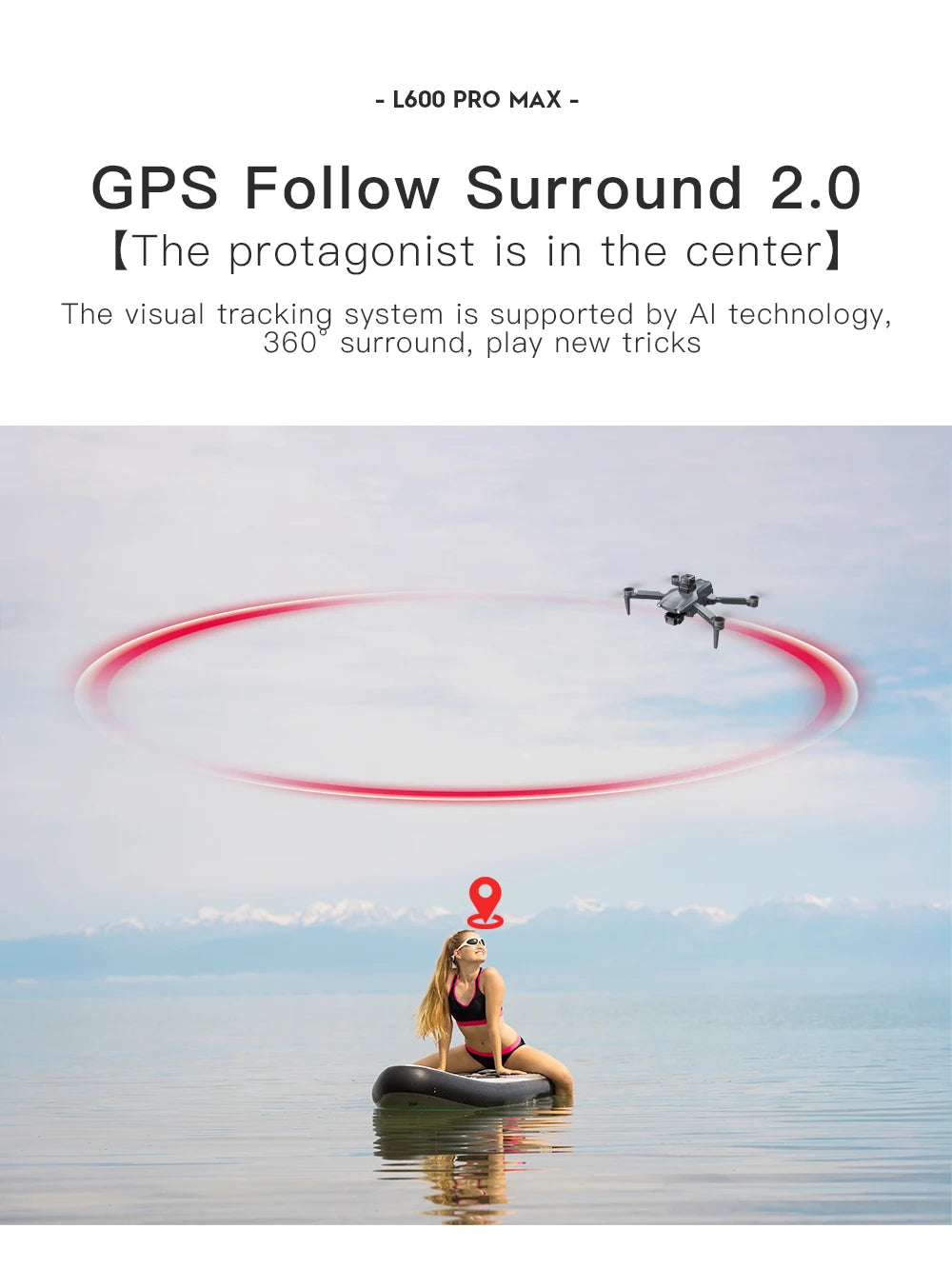 2025 New L600 PRO MAX GPS Drone 5KM 4K Professional HD Dual Camera 3-Axis Gimbal 360 Obstacle Avoidance Brushless Quadcopter Toy