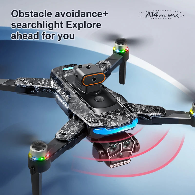 Xiaomi A14 Pro Max Drone Aerial 8K HD Dual-Camera 5G WIFI GPS Brushless Motor Optical Flow Obstacle Avoidance RC Drone 10000M