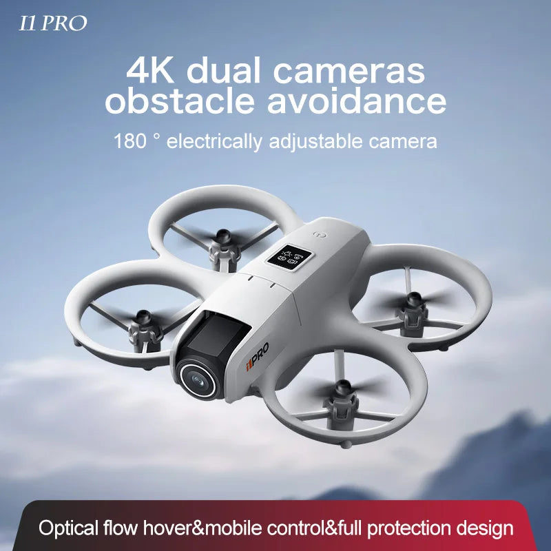 2025 NEW i1PRO Mini Drone Brushless Motor 8K Dual Camera HD Gesture Photography Quadcopters Intelligence Obstacles Avoidance UAV
