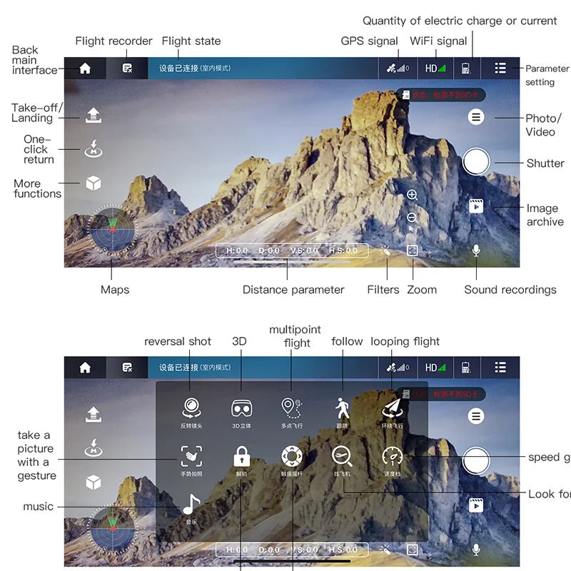 Drone L200 PRO MAX GPS with 2-axis Gimbal Professional Anti-shake 4K HD Camera FPV Drone 360° Obstacle Avoidance Quadcopter Toys