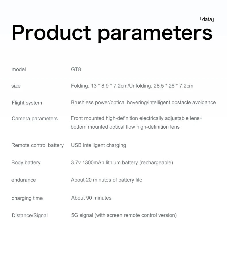 2025 New GT8 FPV Drones GPS 8K Professional HD 360° Dual Cameras 5G WIFI Brushless Motors Obstacle Avoidance Foldable Quadcopter