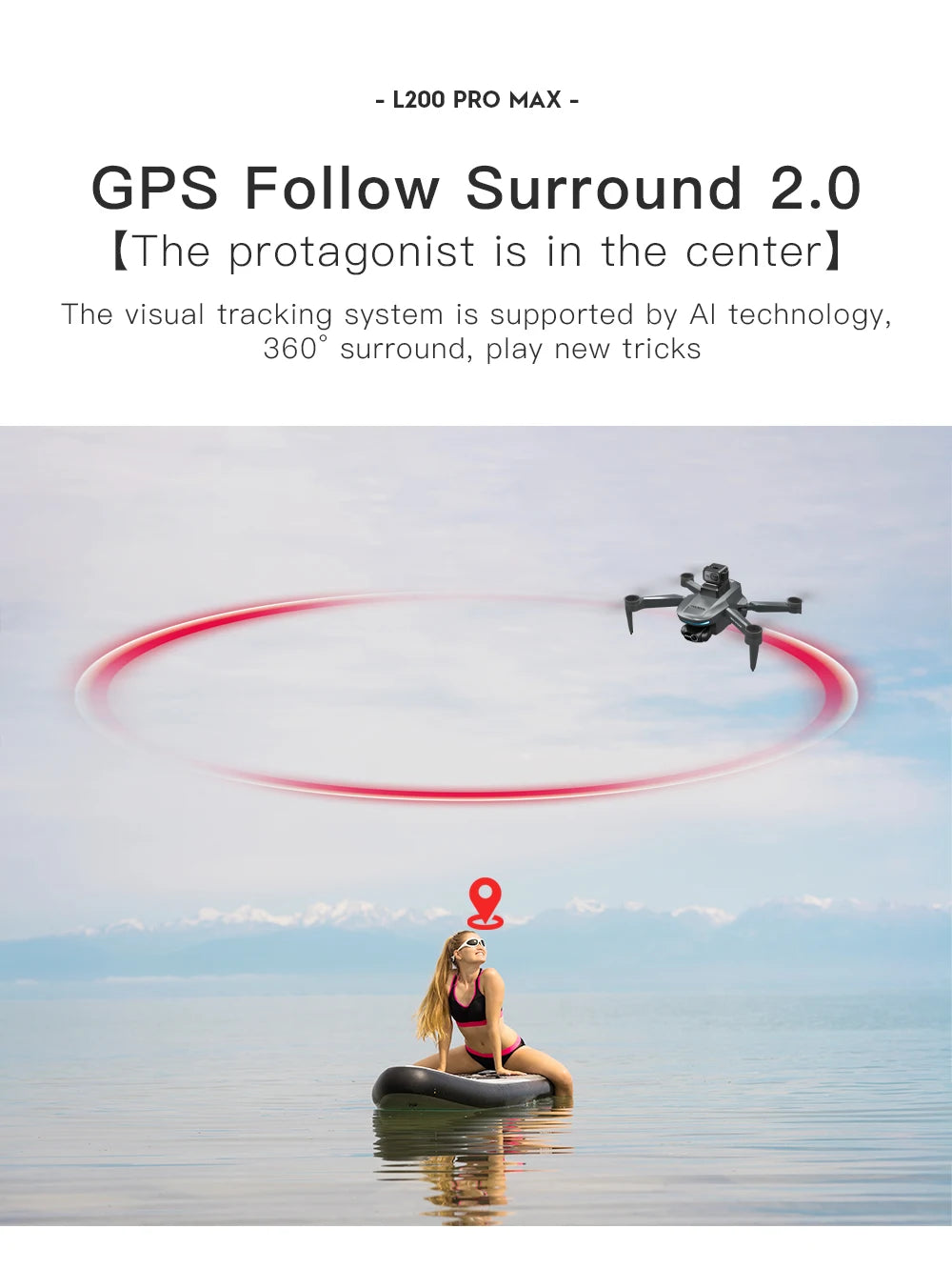 LYZRC L200 Pro MAX Drone Professional 4K HD Camera With Obstacle Avoidance 2-Axis Gimbal GPS 5G WIFI FPV RC Dron Quadcopter 216g
