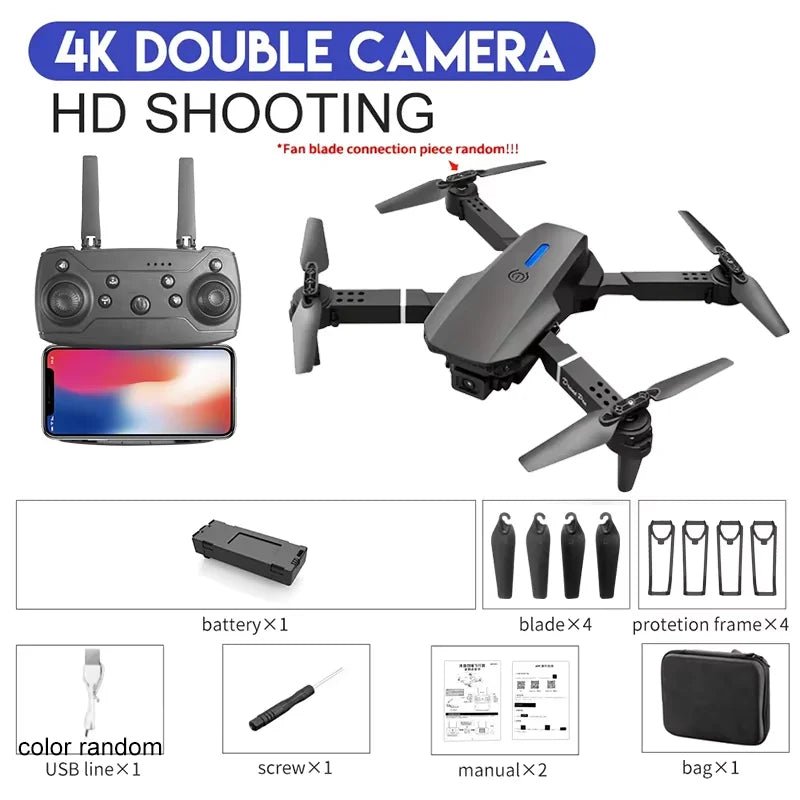 KBDFA 2025 E88 Professional Wide Angle RC Dron HD 4K Camera Mode Foldable Helicopter Aircraft Quadcopter Drone Kid Gift ToysCloudrixCloudrix14:6914K-Black-DC-1B319129564K - Black - DC - 1BKBDFA 2025 E88 Professional Wide Angle RC Dron HD 4K Camera Mode Foldable Helicopter Aircraft Quadcopter Drone Kid Gift Toys