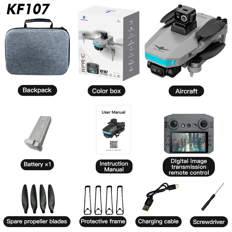 KF107 Professional Drone GPS 4K Aerial HD Avoidance Photography Obstacle Avoidance Foldable Brushless Rc QuadcopterCloudrixCloudrix14:691KF107-OAS95900924KF107 - OASKF107 Professional Drone GPS 4K Aerial HD Avoidance Photography Obstacle Avoidance Foldable Brushless Rc Quadcopter