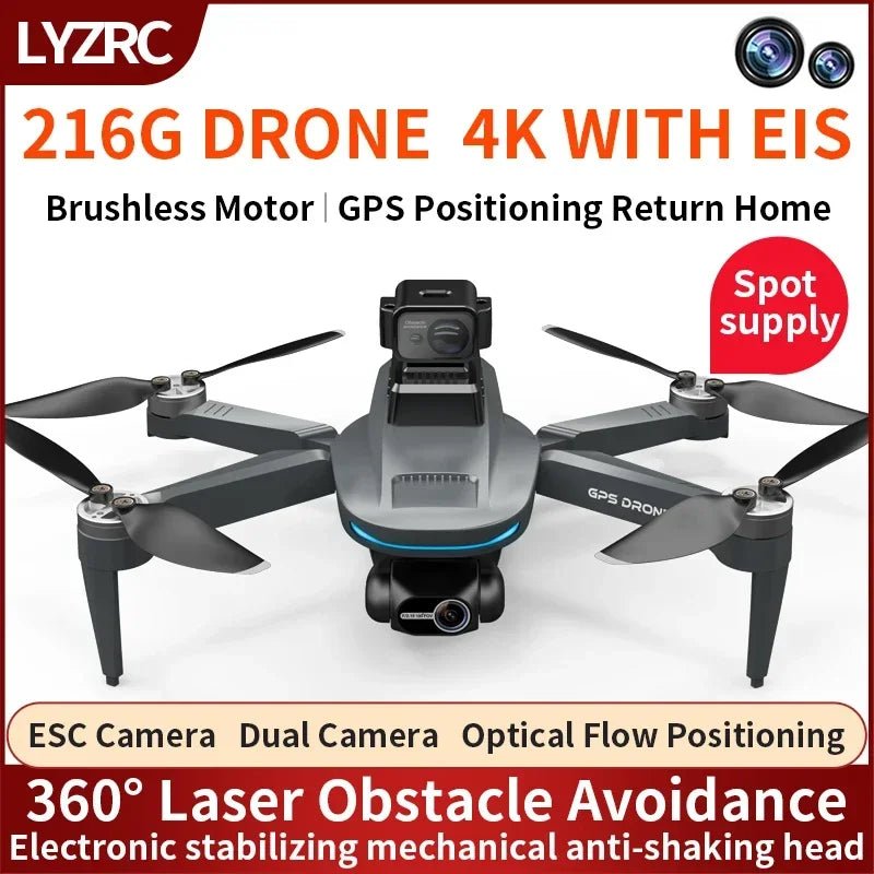 L200 PRO MAX Drone 4K 2 - Axis PTZ HD Dual Camera 360° Laser Obstacle Avoidance Brushless Motor GPS 5G WIFI RC FPV Quadcopter ToysCloudrixCloudrix14:691L200 PRO 4K 1B;200007763:20133610034337788L200 PRO 4K 1BL200 PRO MAX Drone 4K 2 - Axis PTZ HD Dual Camera 360° Laser Obstacle Avoidance Brushless Motor GPS 5G WIFI RC FPV Quadcopter ToysCHINA