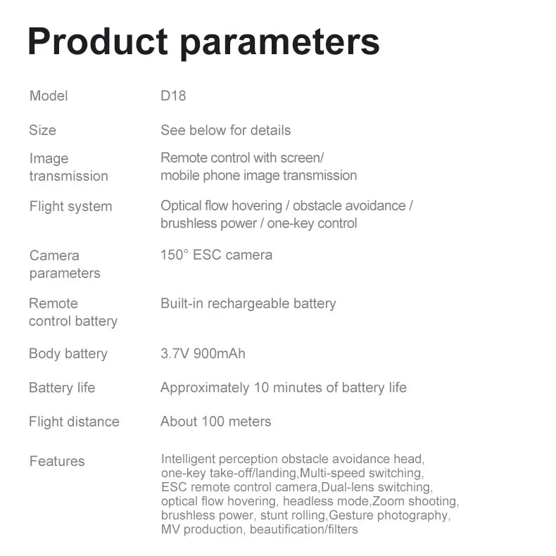 Lenovo D18 Drone 8K Aerial HD Dual Camera Photography Intelligent Obstacle Avoidance Brushless Power 5G WIFI GPS Return VR DroneCloudrixCloudrix14:496Gery-8K HD-Screen69850364Gery - 8K HD - ScreenLenovo D18 Drone 8K Aerial HD Dual Camera Photography Intelligent Obstacle Avoidance Brushless Power 5G WIFI GPS Return VR Drone