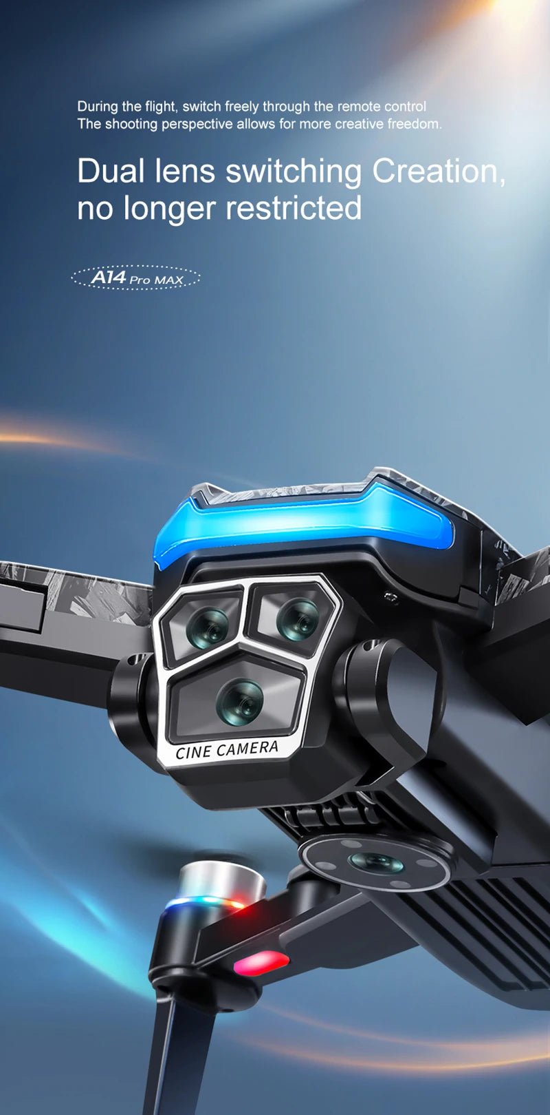 Xiaomi A14 Pro Max Drone Aerial 8K HD Dual - Camera 5G WIFI GPS Brushless Motor Optical Flow Obstacle Avoidance RC Drone 10000MCloudrixCloudrix14:294K Dual 1B963924444K Dual 1BXiaomi A14 Pro Max Drone Aerial 8K HD Dual - Camera 5G WIFI GPS Brushless Motor Optical Flow Obstacle Avoidance RC Drone 10000M