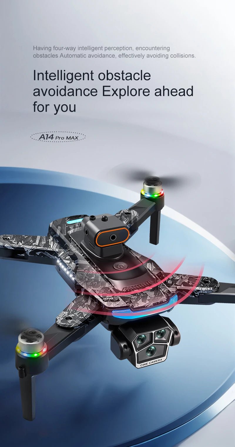 Xiaomi A14 Pro Max Drone Aerial 8K HD Dual - Camera 5G WIFI GPS Brushless Motor Optical Flow Obstacle Avoidance RC Drone 10000MCloudrixCloudrix14:294K Dual 1B963924444K Dual 1BXiaomi A14 Pro Max Drone Aerial 8K HD Dual - Camera 5G WIFI GPS Brushless Motor Optical Flow Obstacle Avoidance RC Drone 10000M