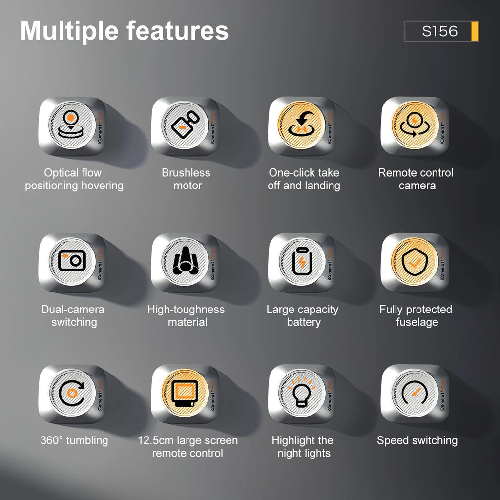 Xiaomi S156 Drone Brushless Motors 8K Professional HD Dual Cameras 5G WiFi FPV Optical Flow Hover Obstacle Avoidance QuadcopterCloudrixCloudrix14:10Yellow Dual 8K-1B;200007763:20133610093705468Yellow Dual 8K - 1BXiaomi S156 Drone Brushless Motors 8K Professional HD Dual Cameras 5G WiFi FPV Optical Flow Hover Obstacle Avoidance QuadcopterCHINA